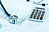 raha, eelarve, stetoskoop, kalkulaator