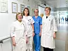 Prof Pille Taba, dr Aive Liigant, dr Riina Vibo, prof Janika Kõrv. Foto: Tartu Ülikooli Kliinikum